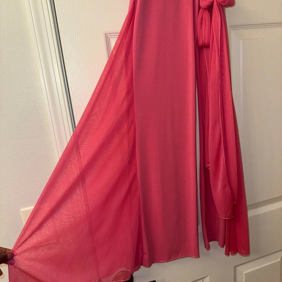 Pink Wide Leg Flare Palazzo Pants! - Picture 4 of 5